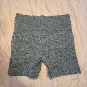 Colsie Ribbed High Waisted Biker Shorts